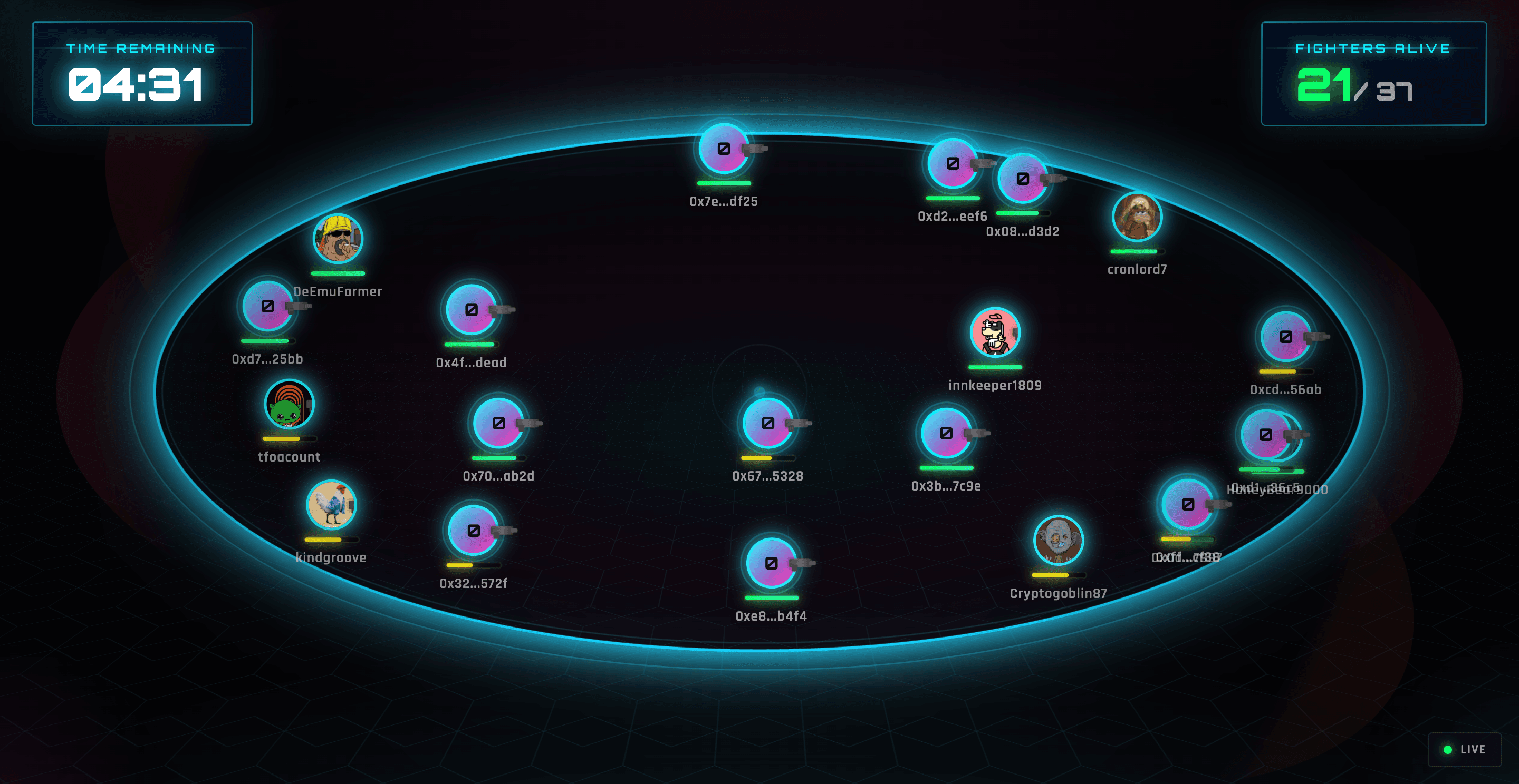 Battle Royale Arena - Live Battle